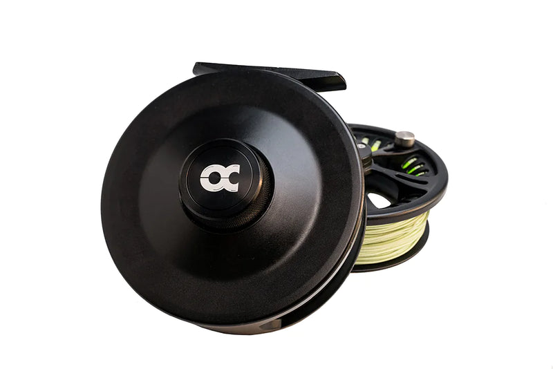 Shadow Pre-loaded Large Arbor Fly Fishing Reel & Spare Spool 